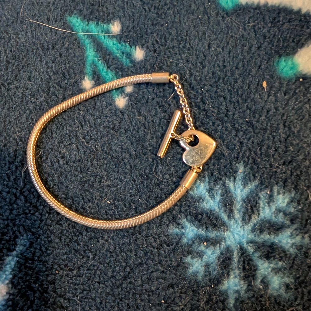Pandora Silver Heart Bracelet